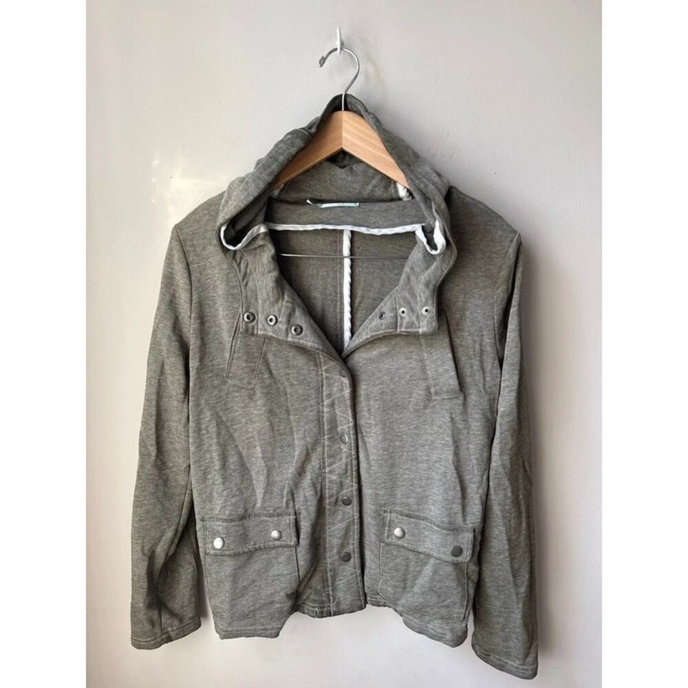 Maurices Olive Green Hooded Utility Jacket